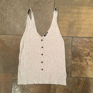 Express sweater tank top